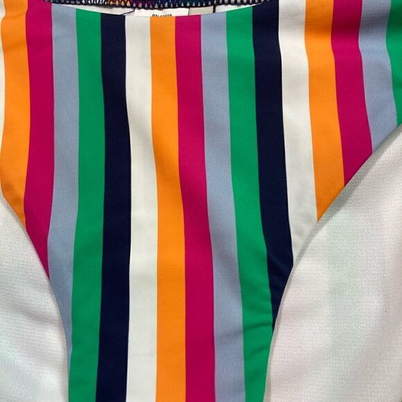 NWT Cremieux Rainbow Strip Bikini Bottoms - Picture 7 of 10